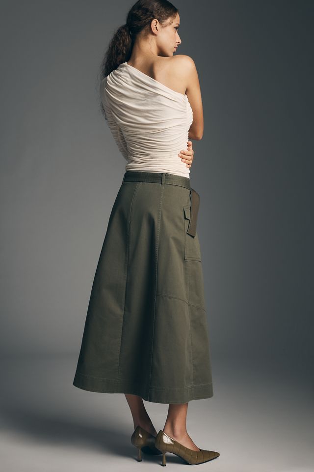 Derek Lam 10 Crosby Philomena Cotton Skirt | Anthropologie