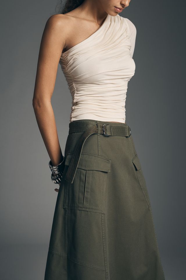 Derek Lam 10 Crosby Philomena Cotton Skirt | Anthropologie