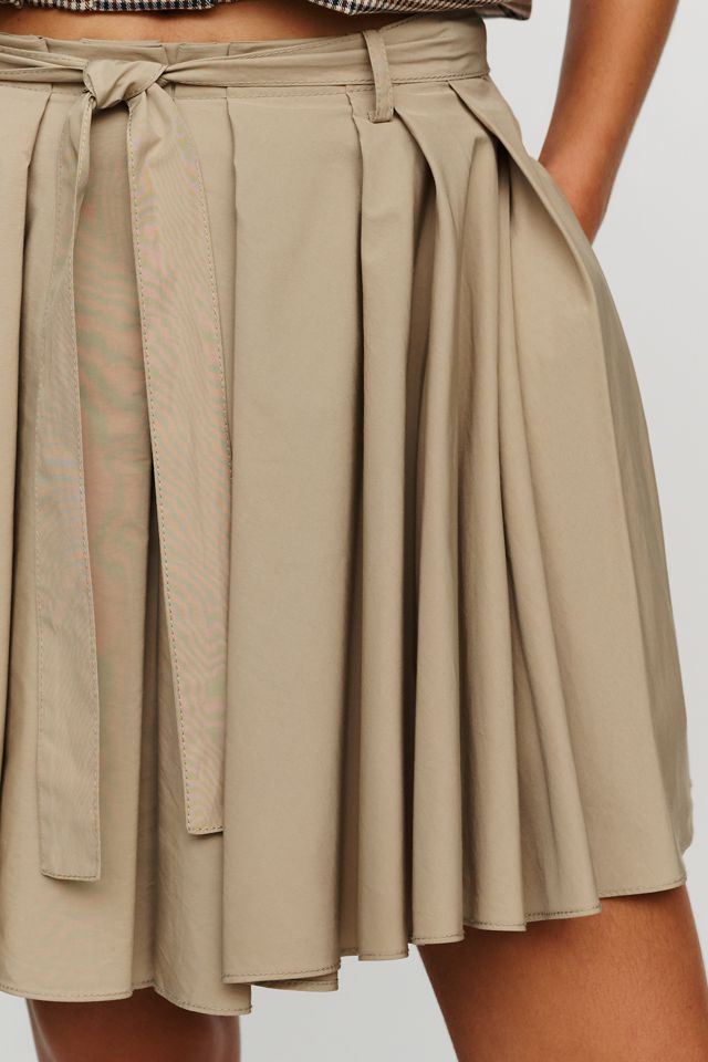 Derek Lam 10 Crosby Joshua Pleated Mini Skirt #1