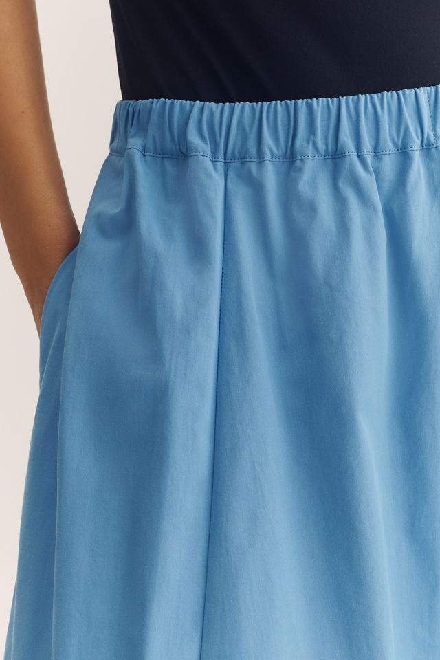 Maeve Hallie 100% Cotton Pull-On Midi Skirt #3