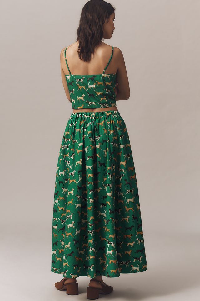 The Jacie Poplin Skirt by Maeve #2