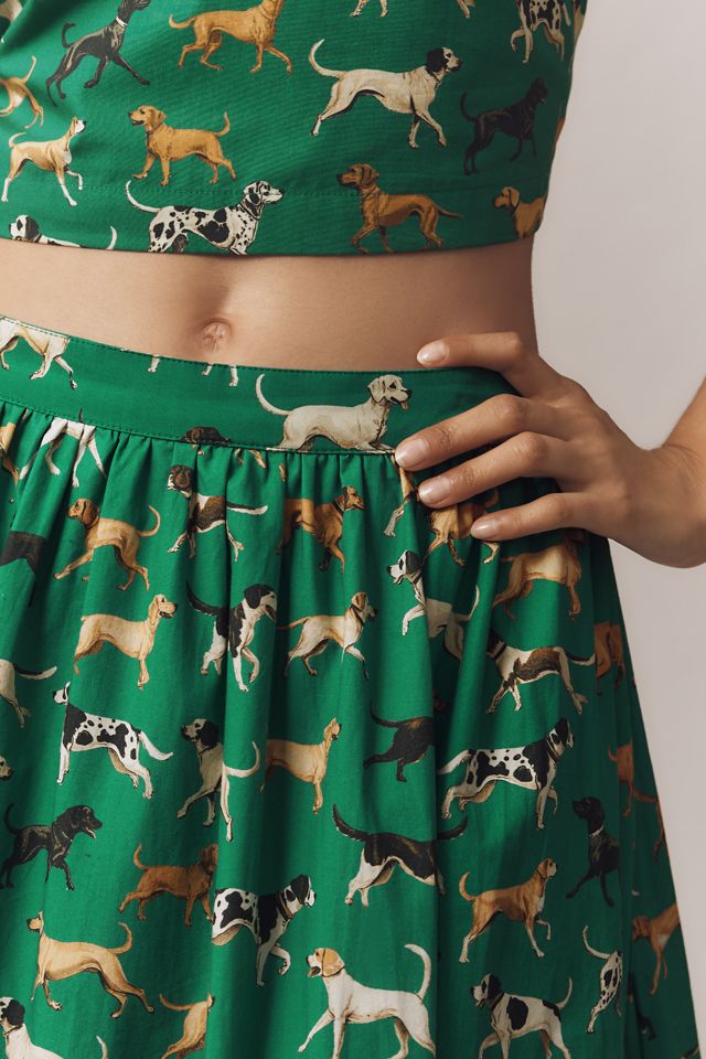 The Jacie Poplin Skirt by Maeve #3