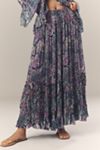 By Anthropologie Ruffled Petticoat Maxi Skirt