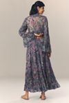 By Anthropologie Ruffled Petticoat Maxi Skirt