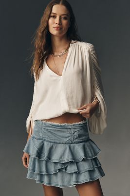 By Anthropologie Trench Mini Skirt | Anthropologie