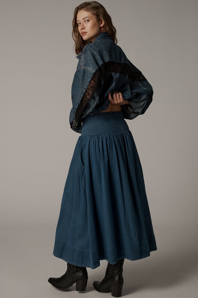 The Tommie Zip-Front Midi Skirt #3