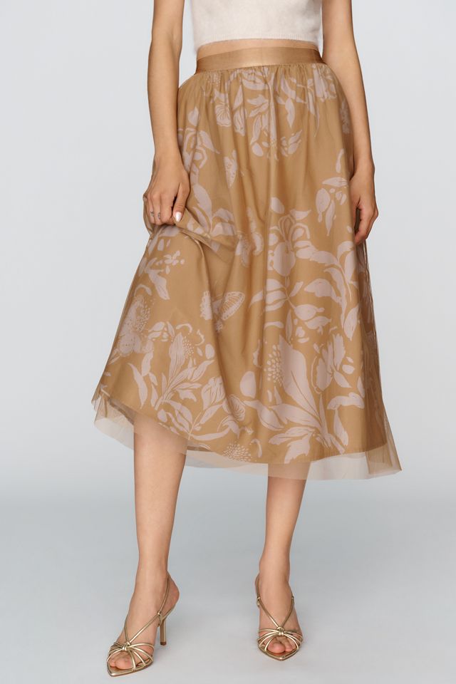 By Anthropologie Wondernight Midi Skirt #1