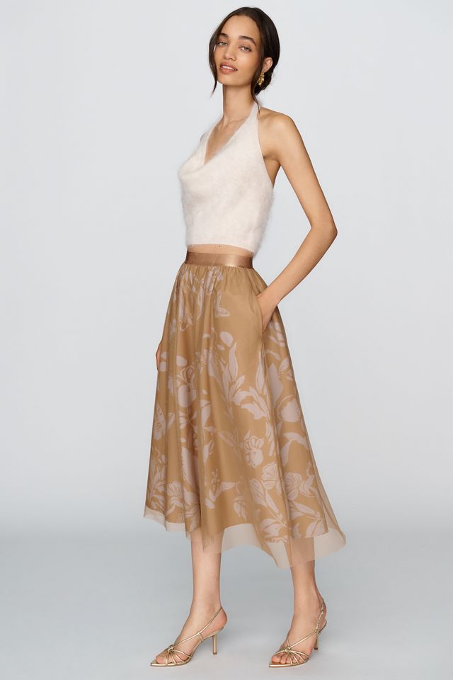 By Anthropologie Wondernight Midi Skirt #3