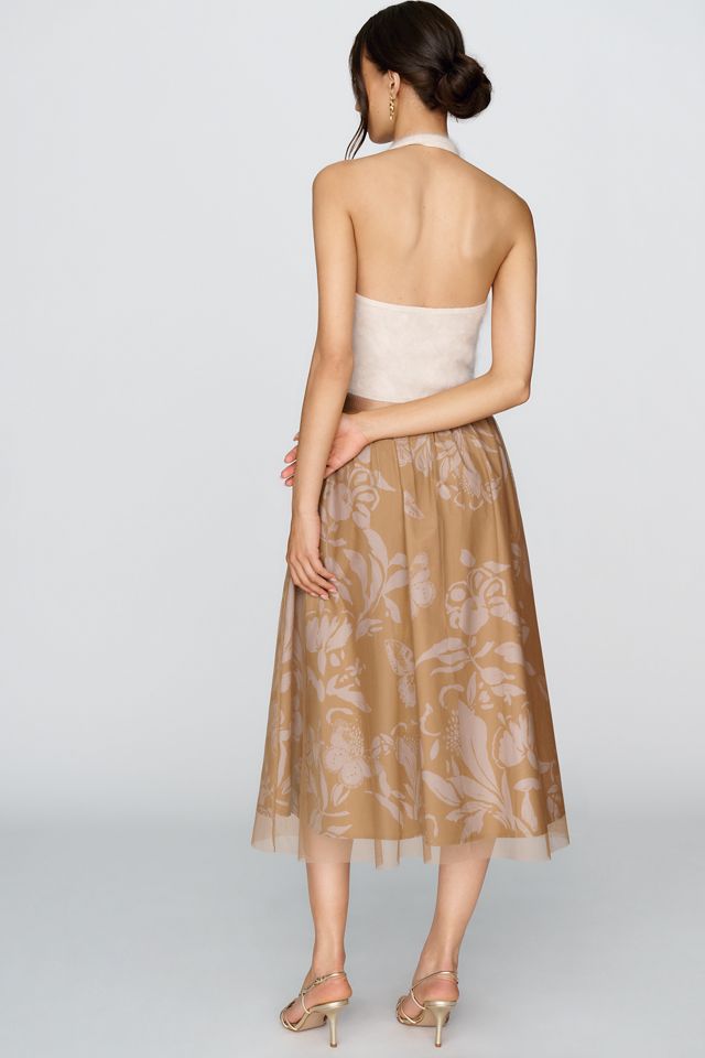 By Anthropologie Wondernight Midi Skirt #4