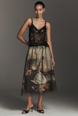 By Anthropologie Jupe midi Wondernight