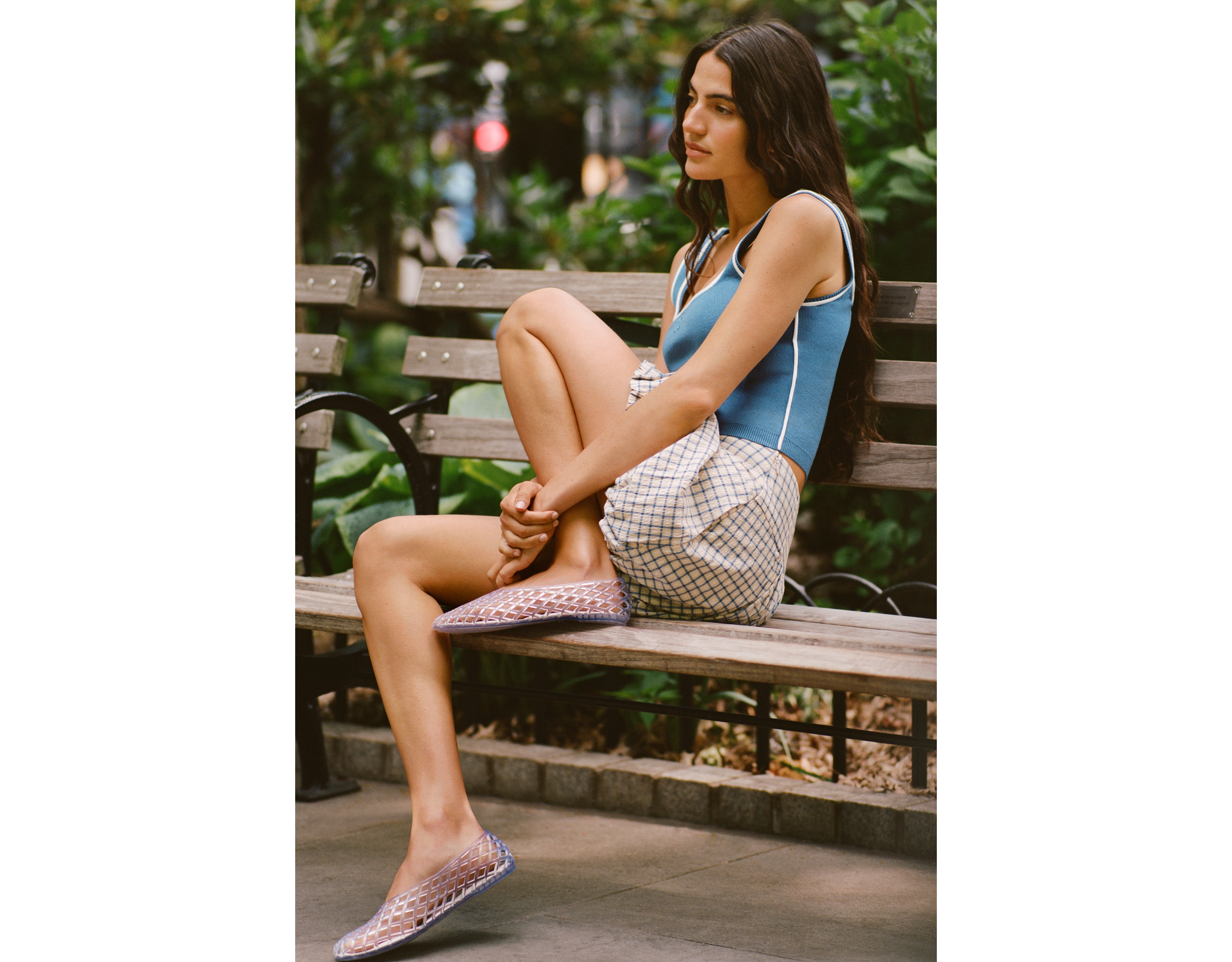 Maeve Bubble-Hem Mini Skirt