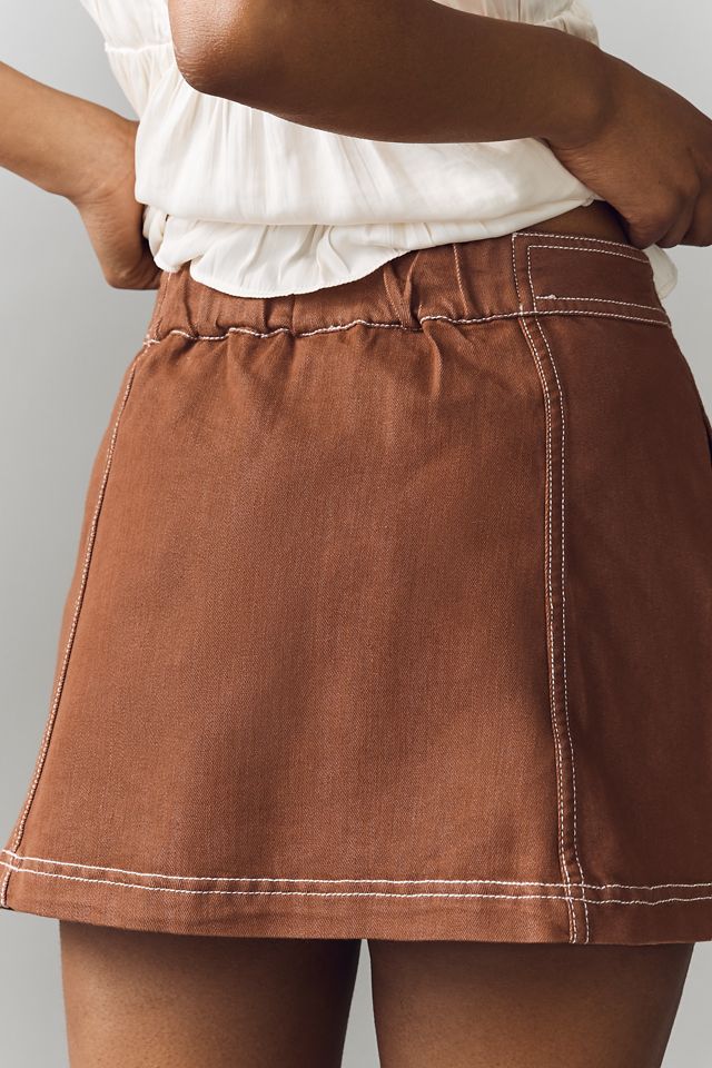 Pilcro Belted Wrap Skort #4