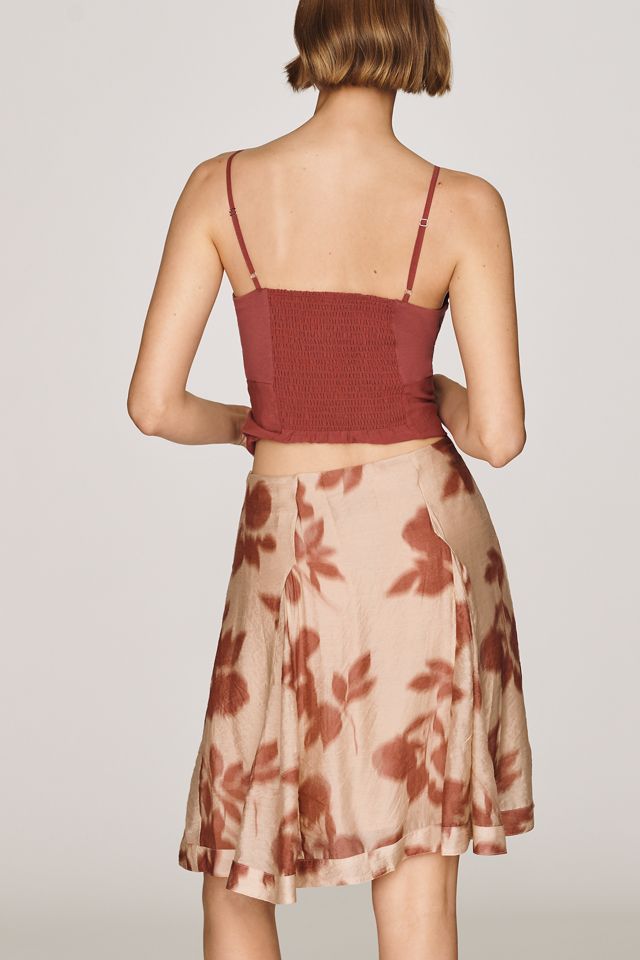 By Anthropologie Asymmetrical Seamed Midi Skirt #3
