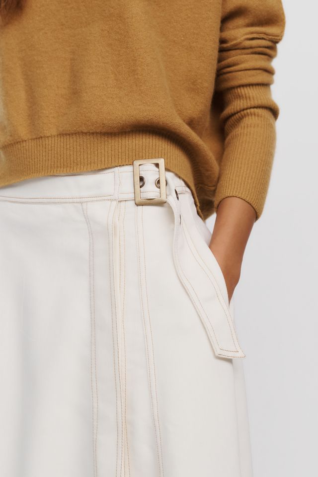 Pilcro Low-Slung Wrap Skirt #3
