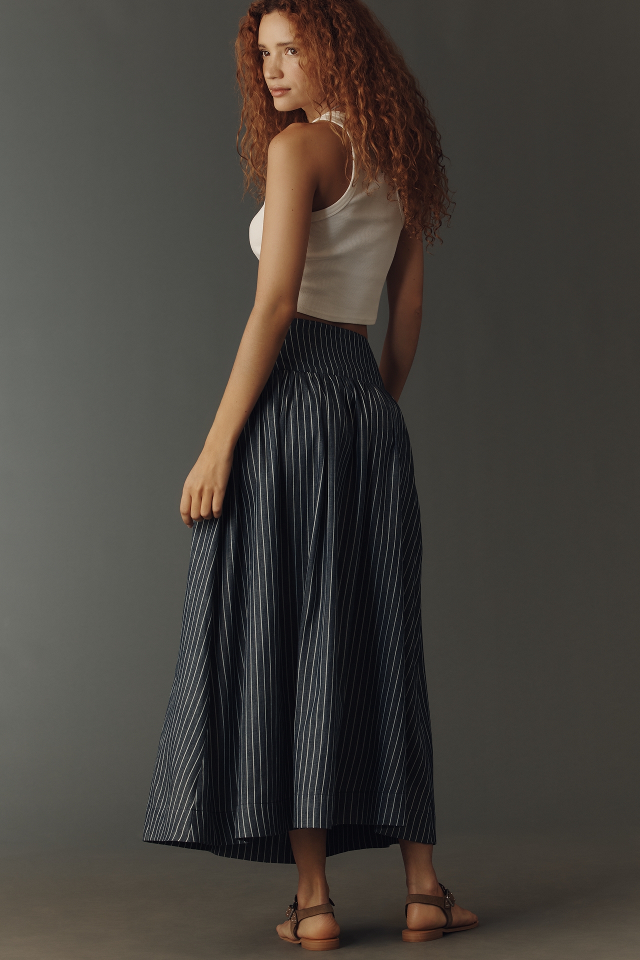 The Tiny Big Sister Drop-Waist Maxi Skirt