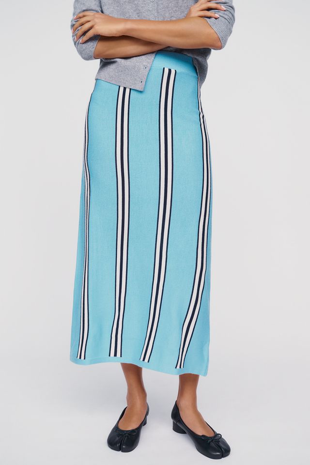 The Tiny Big Sister  100% Merino Wool Striped Skirt #1