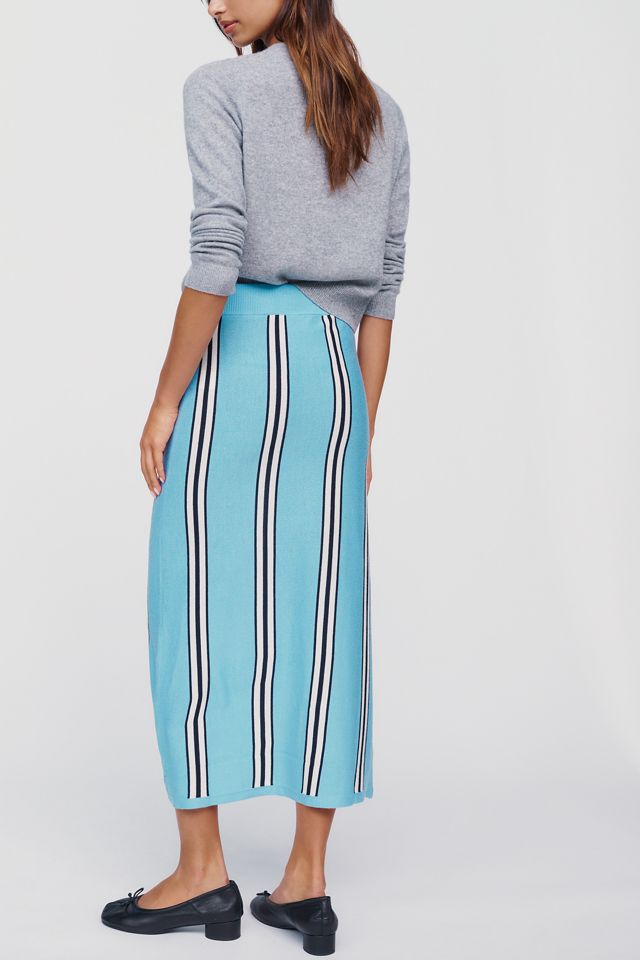 The Tiny Big Sister  100% Merino Wool Striped Skirt #3