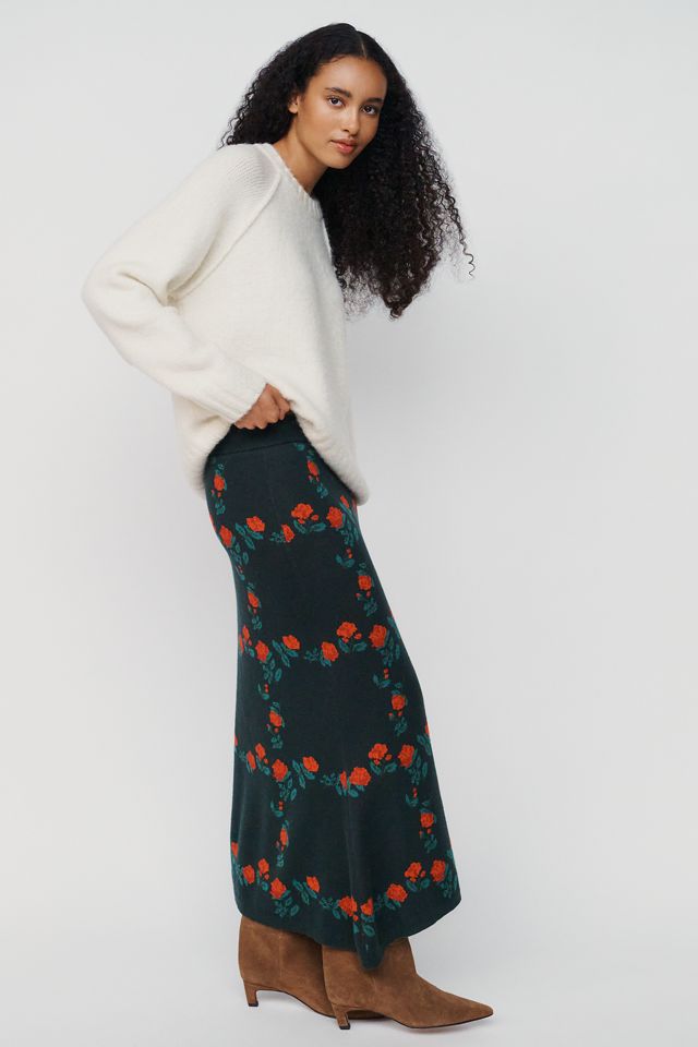 The Tiny Big Sister Roses Midi Skirt #3