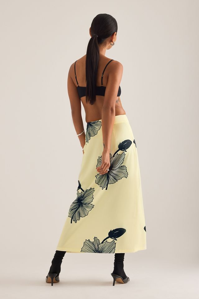 OpéraSPORT Lone Floral Print Midi Skirt #5
