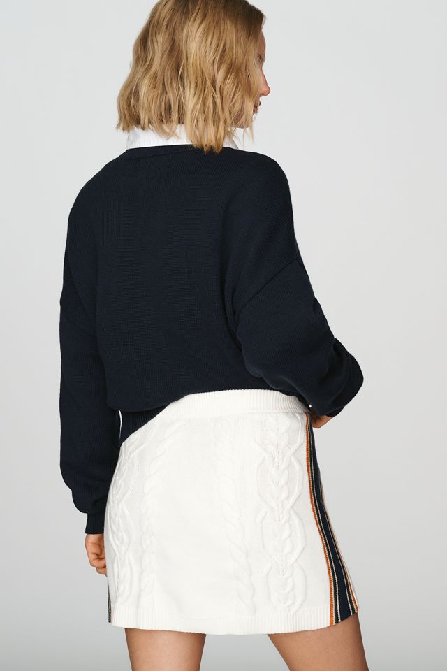 Maeve Preppy Knit Mini Skirt #3