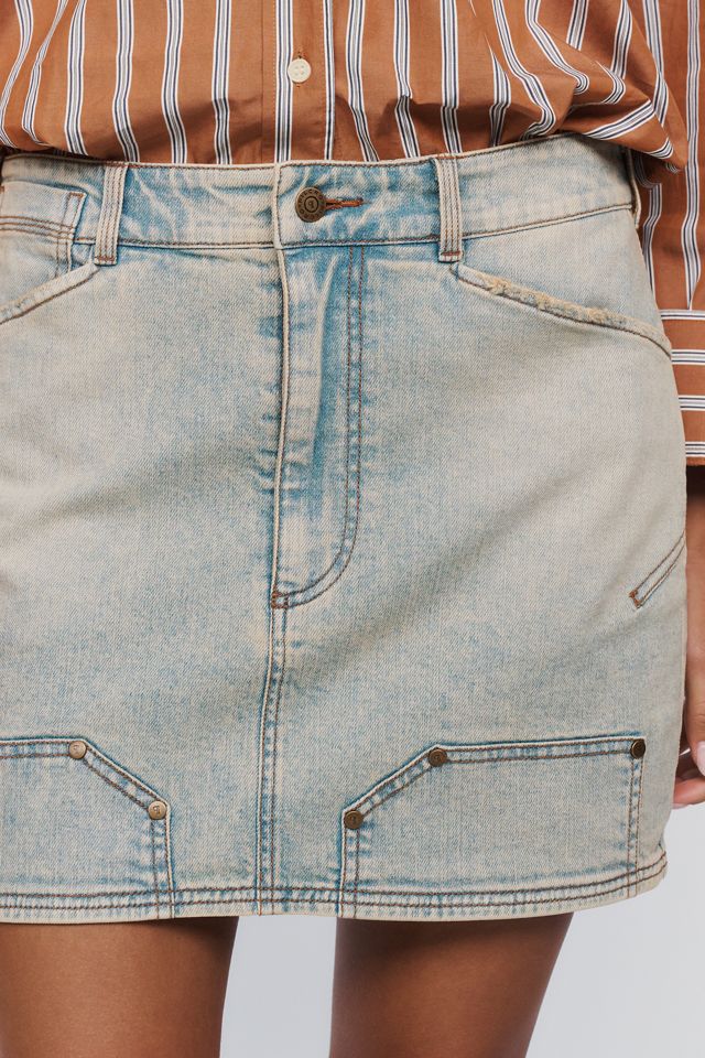Pilcro Kayden Carpenter Mini Skirt #1