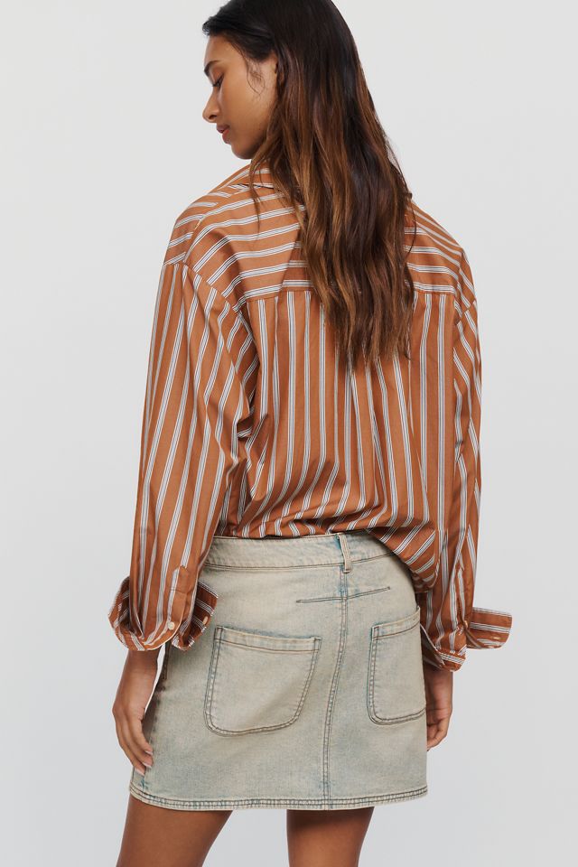 Pilcro Kayden Carpenter Mini Skirt #2