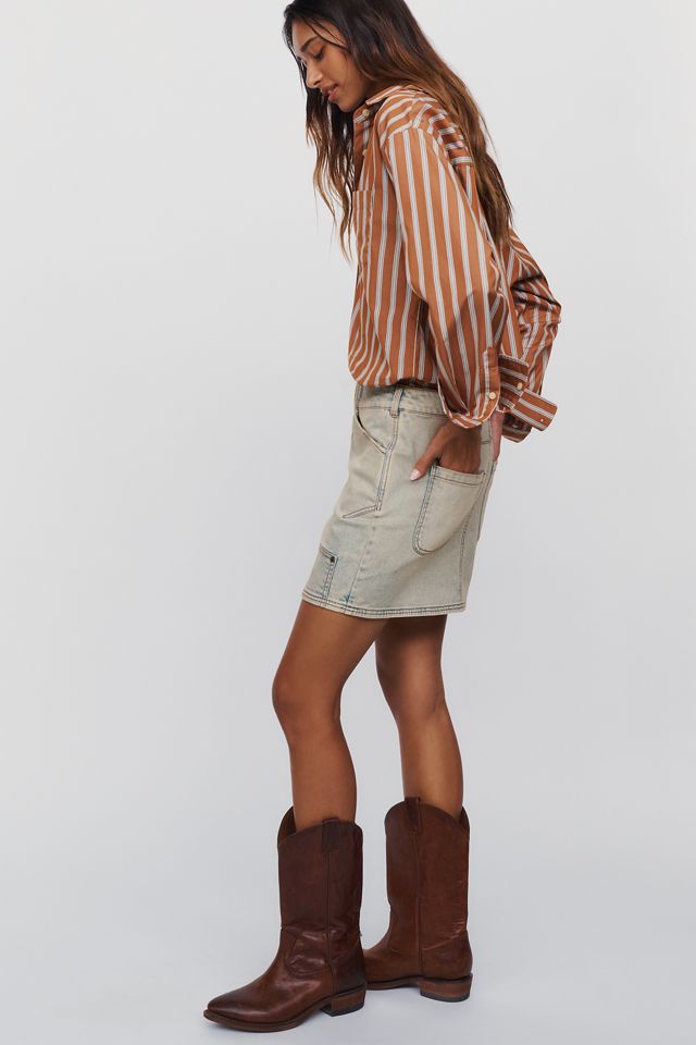 Pilcro Kayden Carpenter Mini Skirt #4