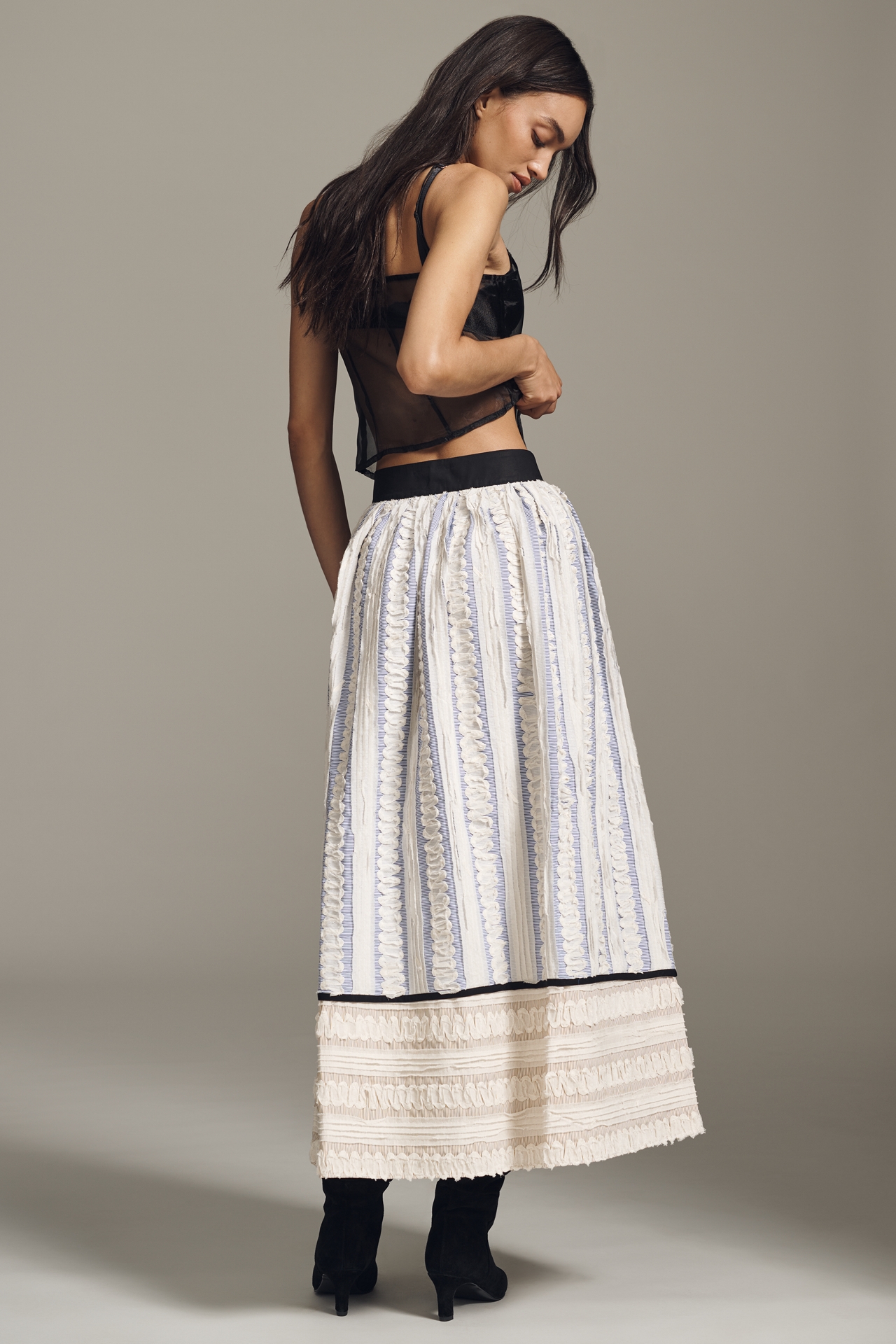 Maude Club Petite  Juniper Midi Skirt