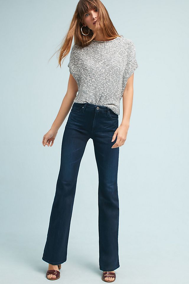 AG The Angel Mid-Rise Slim Bootcut Jeans | Anthropologie