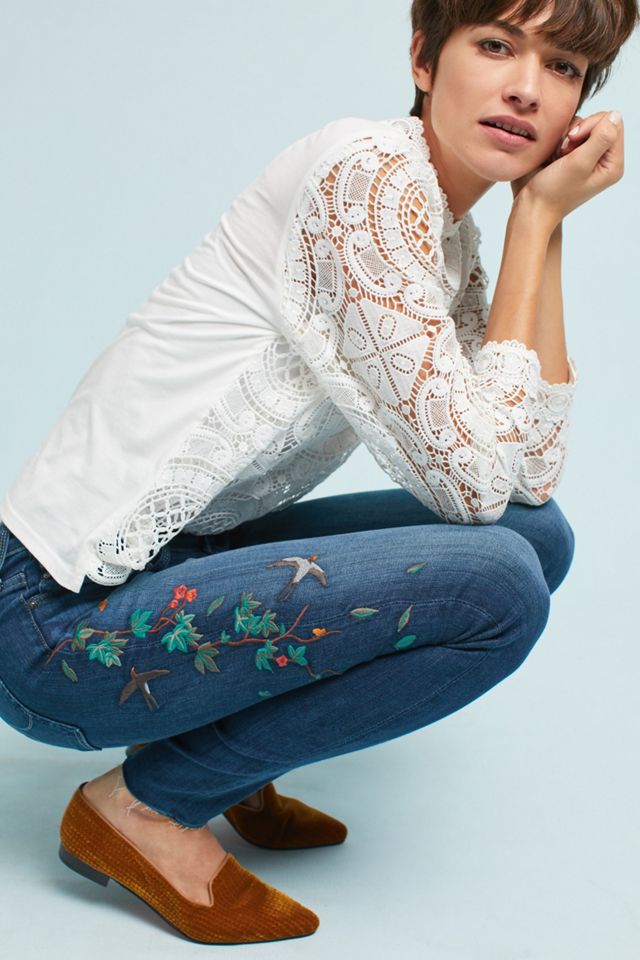 AG The Farrah High-Rise Skinny Jeans