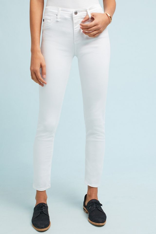 AG The Prima Sateen Mid-Rise Cigarette Ankle Jeans #1