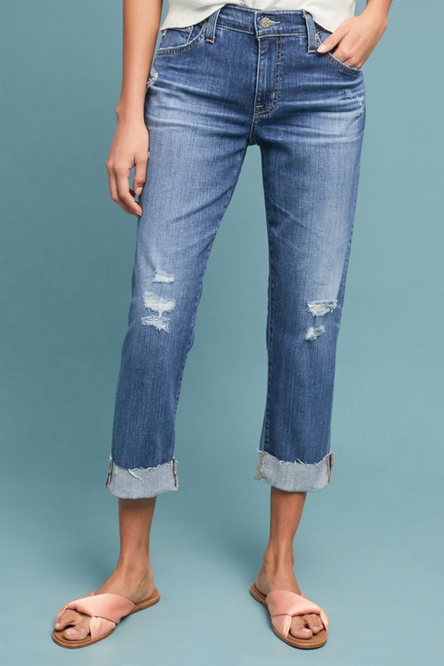AG The Ex-Boyfriend Mid-Rise Cropped Jeans #2