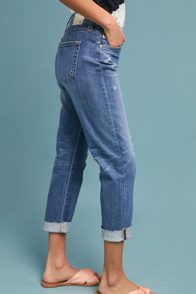 AG The Ex-Boyfriend Mid-Rise Cropped Jeans #3
