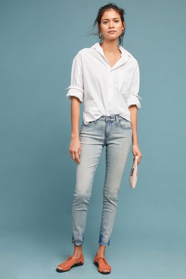 AG The Legging Low-Rise Skinny Ankle Jeans