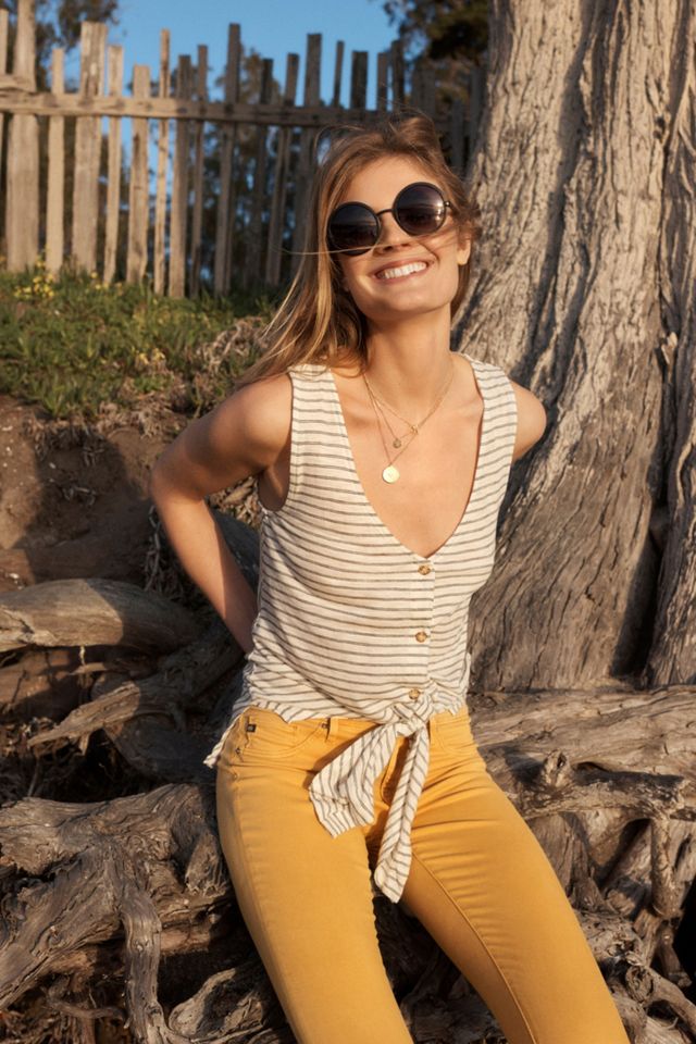 AG The Abbey Sateen Mid-Rise Skinny Jeans #5