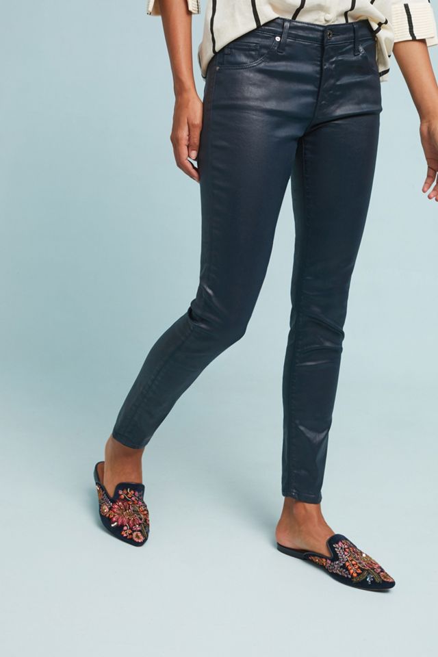 AG Low-Rise Faux Leather Leggings #2