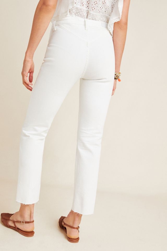 AG The Isabelle High-Rise Straight Cropped Jeans #4