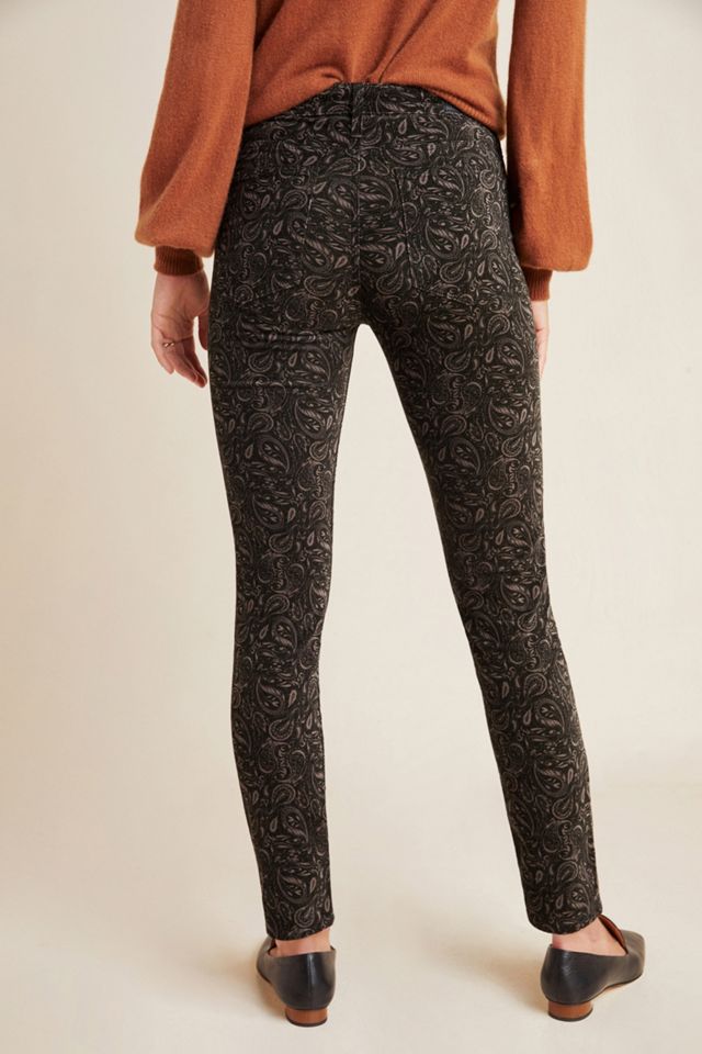 AG The Stevie Velvet High-Rise Skinny Jeans #1