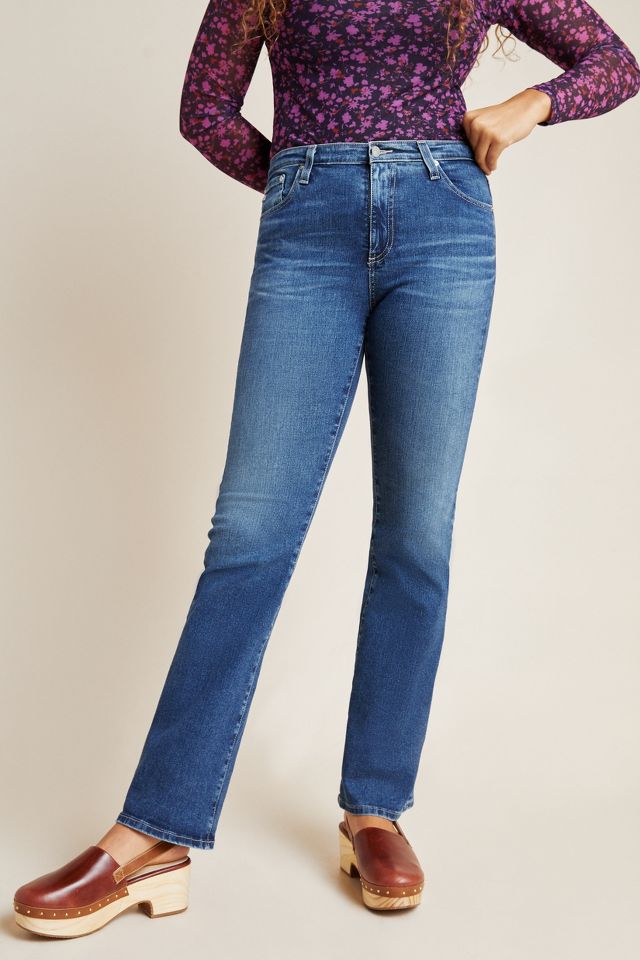 Mid-Rise Kicker Boot-Cut Jeans