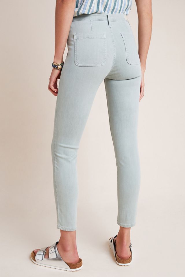 AG The Stevie High-Rise Patch Pocket Skinny Jeans #1