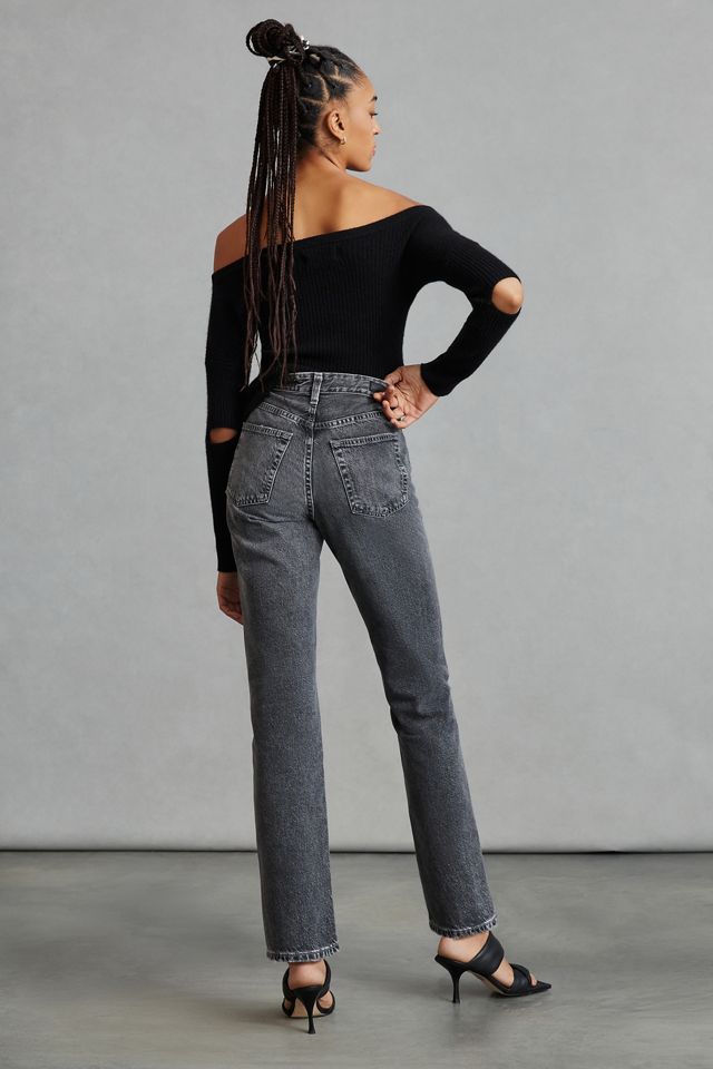 AG Alexxis High-Rise Straight Jeans #4