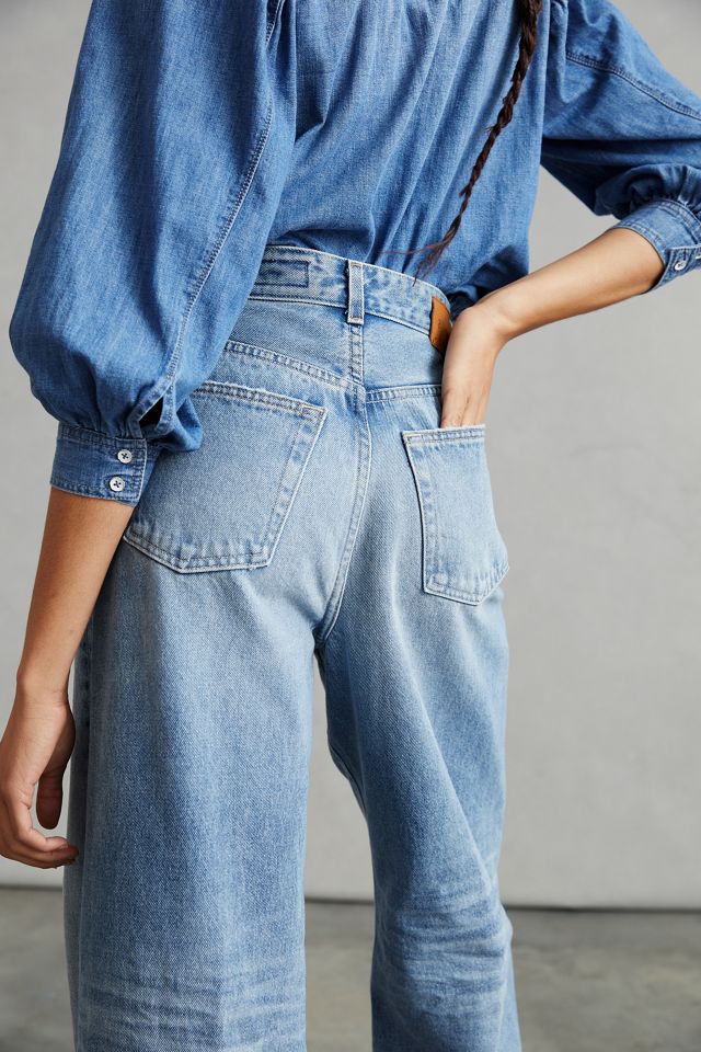 Deven High-rise Ultra Wide Leg Jeans - Runway