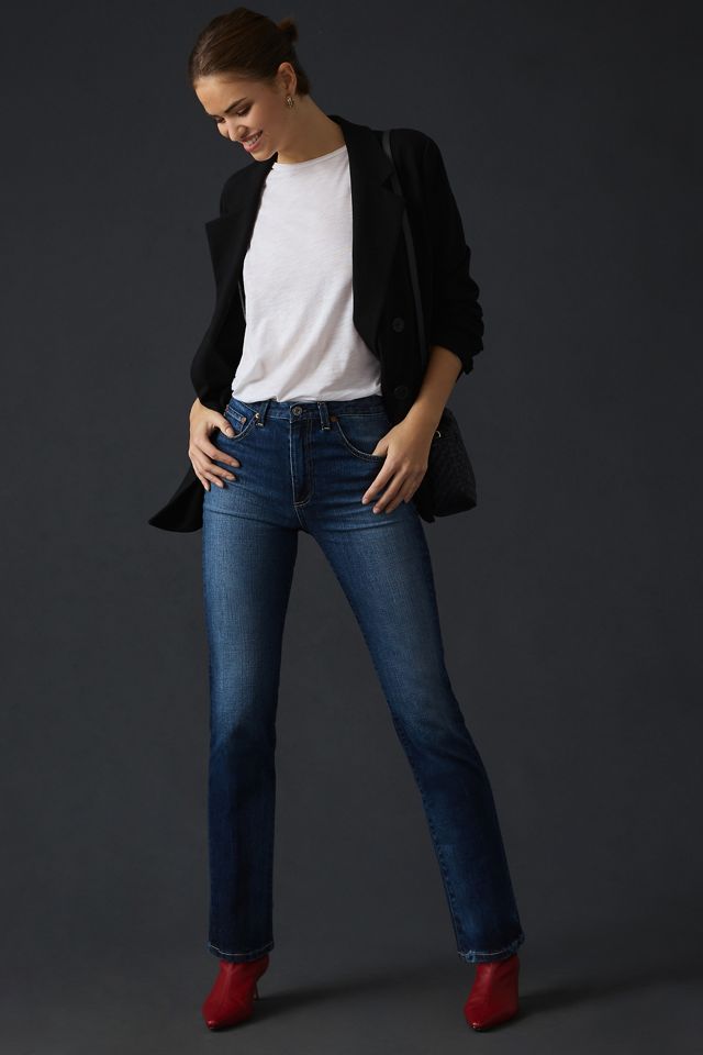 Ag saige high rise straight jeans anthropologie