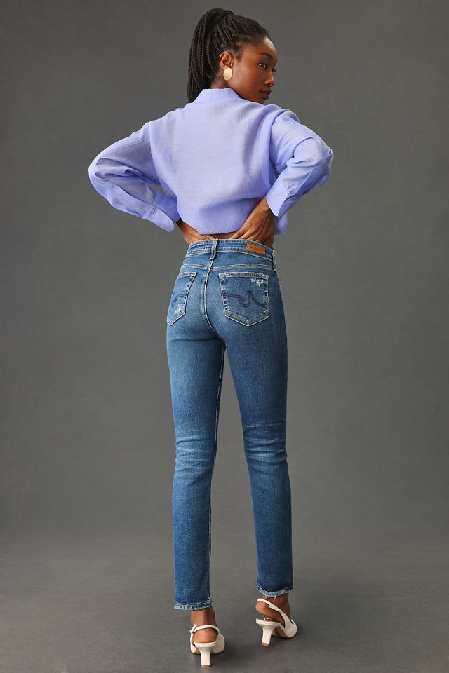 AG Mari Crop High-Rise Slim Straight Jeans #3