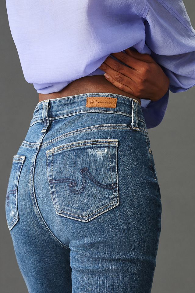 AG Mari Crop High-Rise Slim Straight Jeans #4