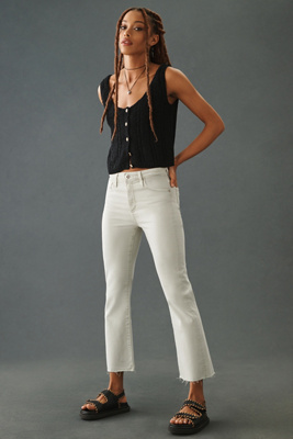 Ag Farrah Crop Bootcut Jeans In Mint