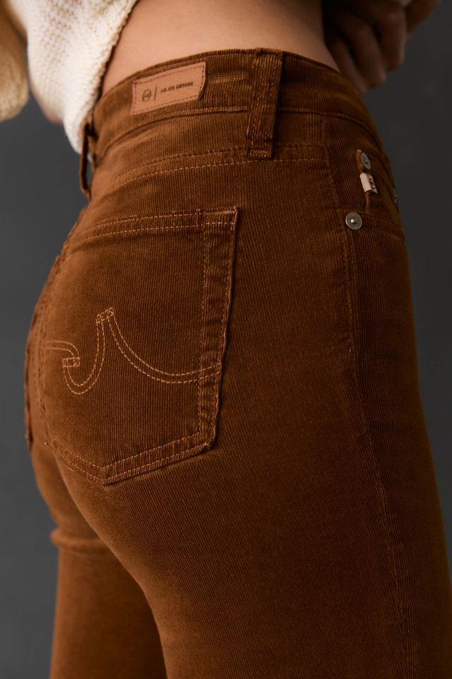 AG Mari Corduroy High-Rise Straight-Leg Jeans #2