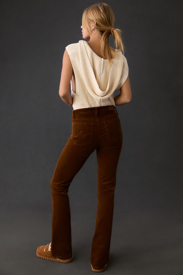 AG Mari Corduroy High-Rise Straight-Leg Jeans #3