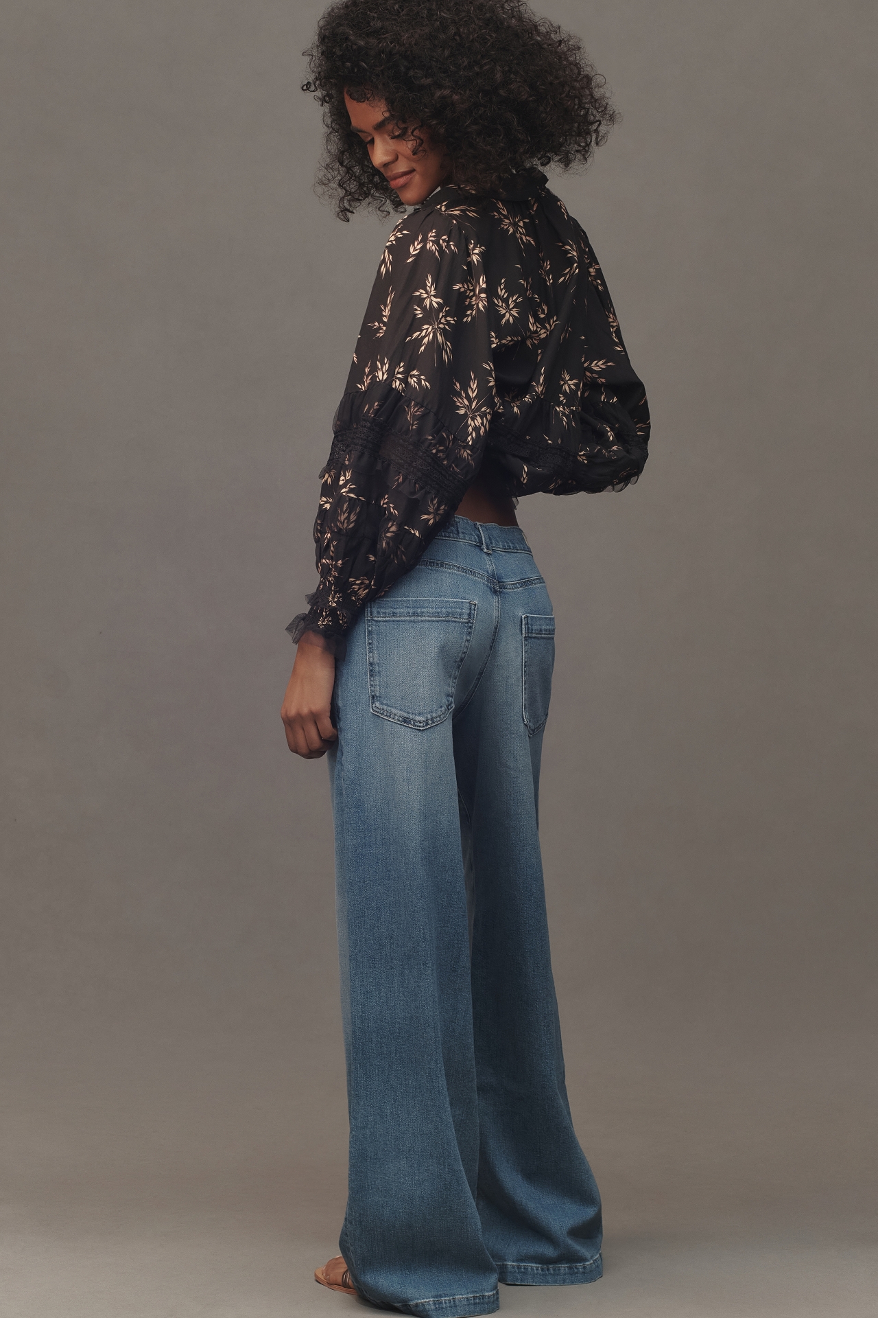 AG Stella High-Rise Wide-Leg Jeans