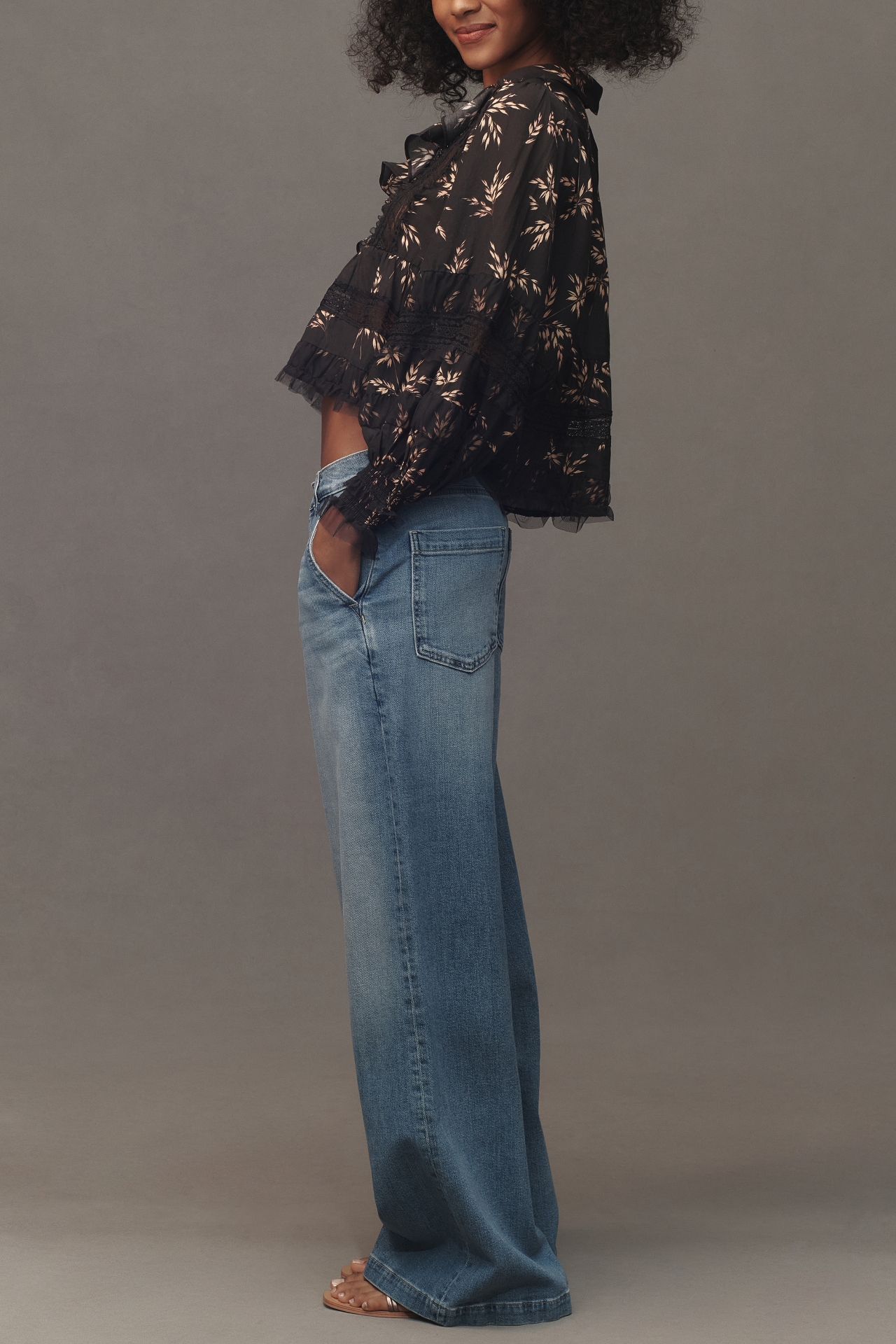 AG Stella High-Rise Wide-Leg Jeans